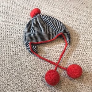 Kate Spade- Striped beanie winter hat